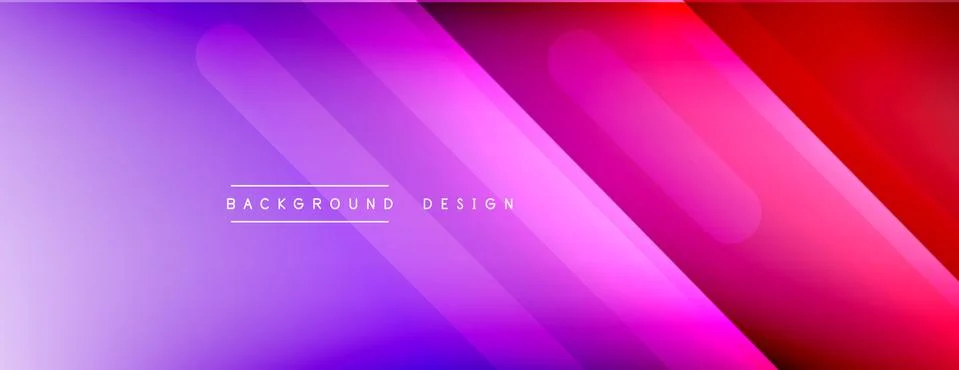 Dynamic lines abstract background. 3D shadow effects and fluid gradients. Modern Stock Illustration