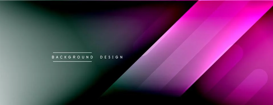 Dynamic lines abstract background. 3D shadow effects and fluid gradients. Modern イラスト素材