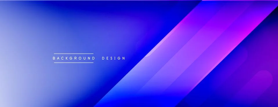Dynamic lines abstract background. 3D shadow effects and fluid gradients. Modern Stock Illustration