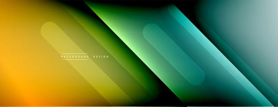 Dynamic lines abstract background. 3D shadow effects and fluid gradients. Modern イラスト素材