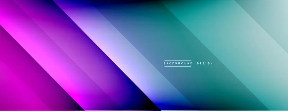 Dynamic lines abstract background. 3D shadow effects and fluid gradients. Modern Stock Illustration