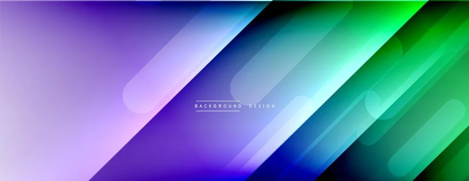 Dynamic lines abstract background. 3D shadow effects and fluid gradients. Modern Illustrazione stock