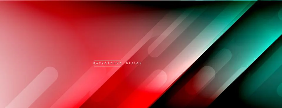 Dynamic lines abstract background. 3D shadow effects and fluid gradients. Modern Illustrazione stock
