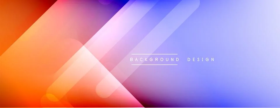 Dynamic lines abstract background. 3D shadow effects and fluid gradients. Modern Stock Illustration