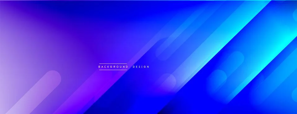 Dynamic lines abstract background. 3D shadow effects and fluid gradients. Modern Stock Illustration