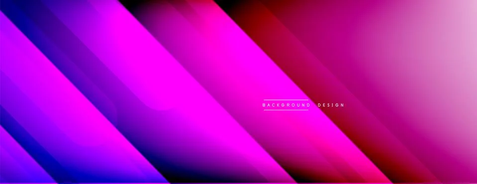 Dynamic lines abstract background. 3D shadow effects and fluid gradients. Modern Illustrazione stock