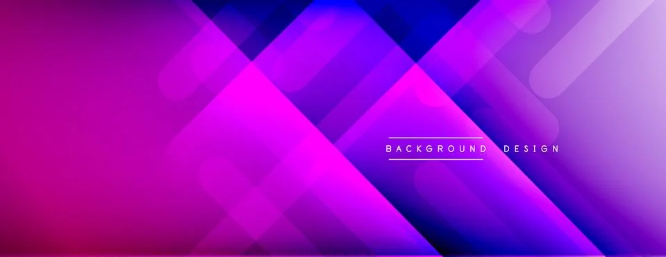 Dynamic lines abstract background. 3D shadow effects and fluid gradients. Modern Stock Illustration