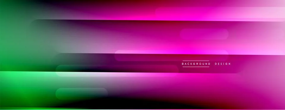 Dynamic lines abstract background. 3D shadow effects and fluid gradients. Modern Illustrazione stock