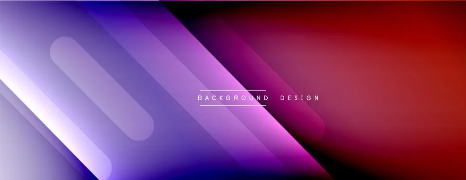 Dynamic lines abstract background. 3D shadow effects and fluid gradients. Modern 스톡 일러스트