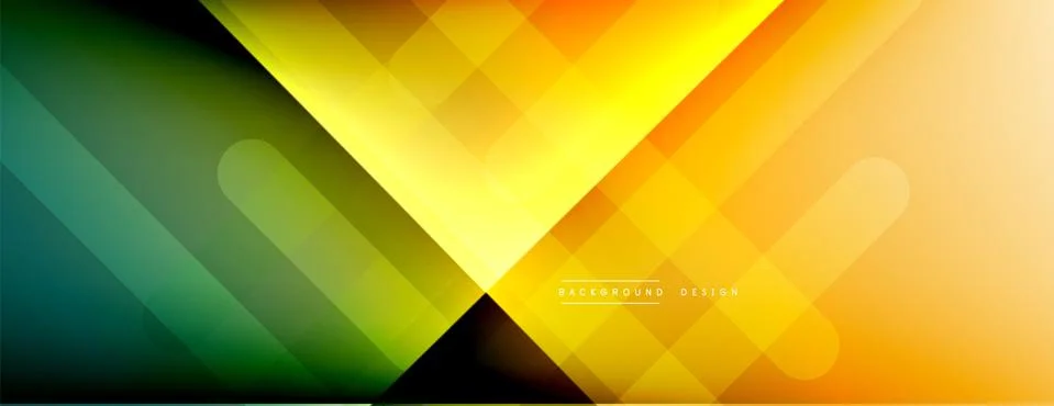 Dynamic lines abstract background. 3D shadow effects and fluid gradients. Modern Stock Illustration