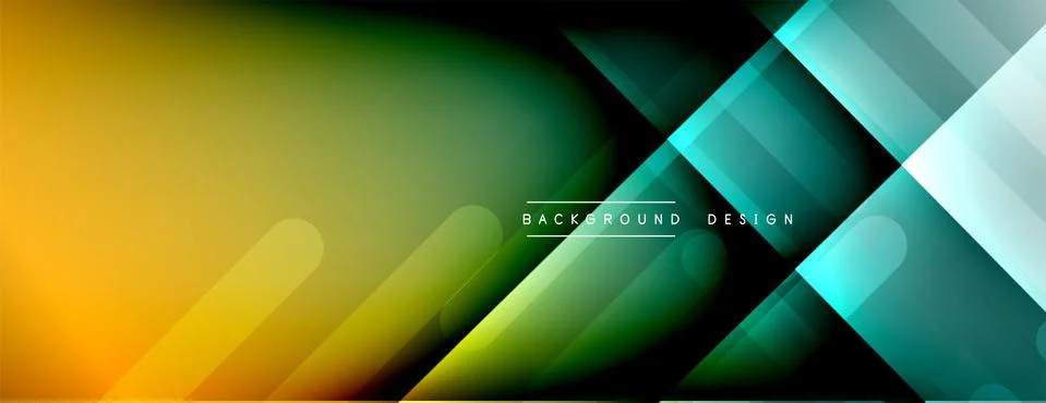 Dynamic lines abstract background. 3D shadow effects and fluid gradients. Modern Stock Illustration