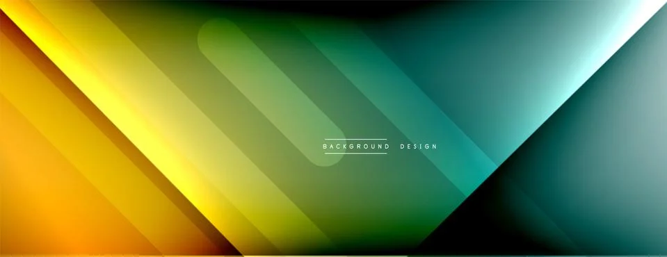 Dynamic lines abstract background. 3D shadow effects and fluid gradients. Modern Illustrazione stock