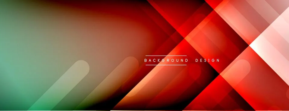 Dynamic lines abstract background. 3D shadow effects and fluid gradients. Modern Illustrazione stock