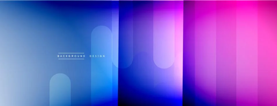 Dynamic lines abstract background. 3D shadow effects and fluid gradients. Modern イラスト素材