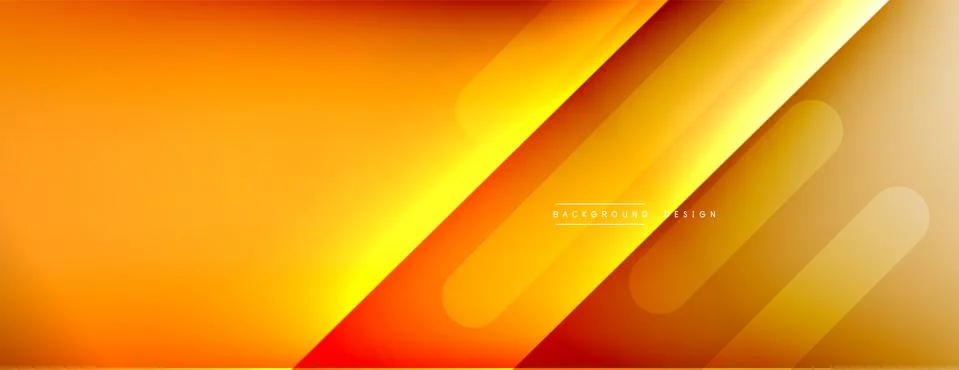 Dynamic lines abstract background. 3D shadow effects and fluid gradients. Modern Illustrazione stock