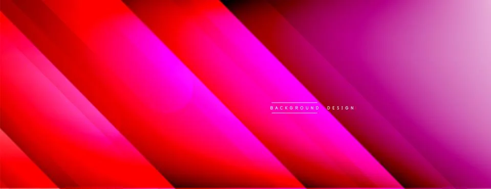 Dynamic lines abstract background. 3D shadow effects and fluid gradients. Modern Illustrazione stock