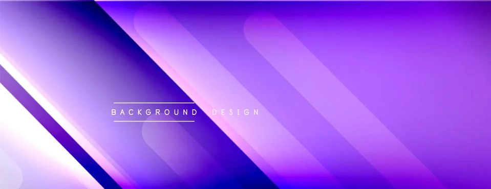 Dynamic lines abstract background. 3D shadow effects and fluid gradients. Modern Illustrazione stock