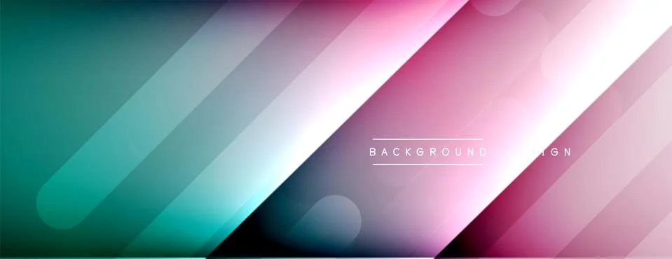 Dynamic lines abstract background. 3D shadow effects and fluid gradients. Modern Illustrazione stock