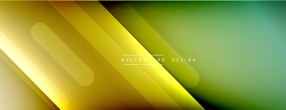 Dynamic lines abstract background. 3D shadow effects and fluid gradients. Modern Illustrazione stock