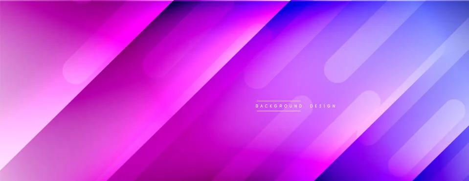 Dynamic lines abstract background. 3D shadow effects and fluid gradients. Modern イラスト素材