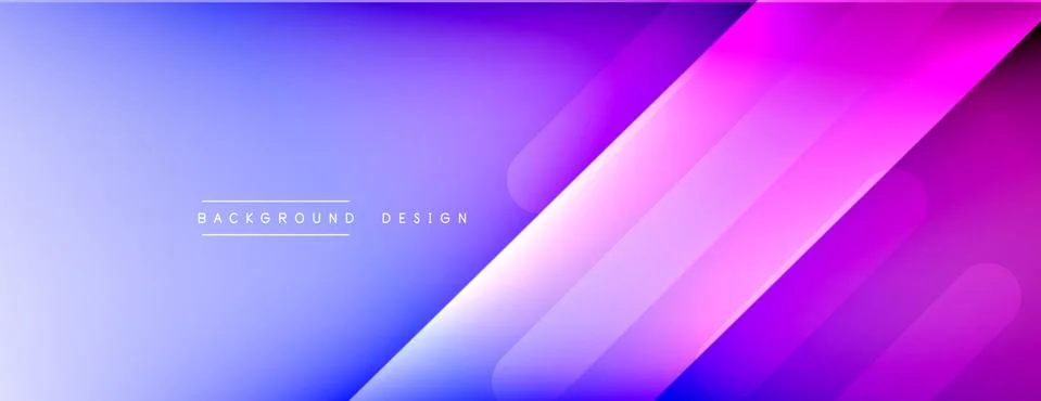 Dynamic lines abstract background. 3D shadow effects and fluid gradients. Modern イラスト素材