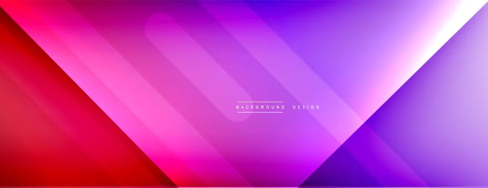 Dynamic lines abstract background. 3D shadow effects and fluid gradients. Modern Illustrazione stock