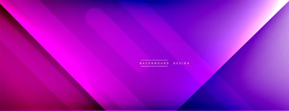 Dynamic lines abstract background. 3D shadow effects and fluid gradients. Modern Illustrazione stock