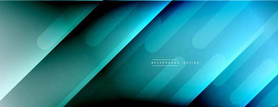 Dynamic lines abstract background. 3D shadow effects and fluid gradients. Modern 스톡 일러스트