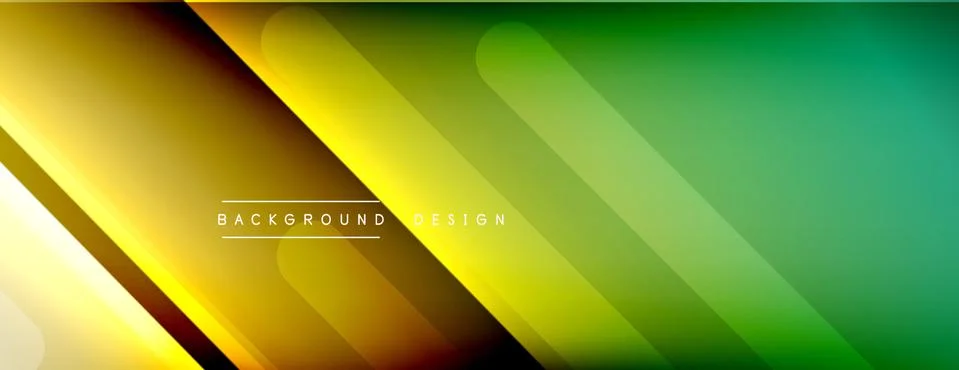 Dynamic lines abstract background. 3D shadow effects and fluid gradients. Modern Stock Illustration