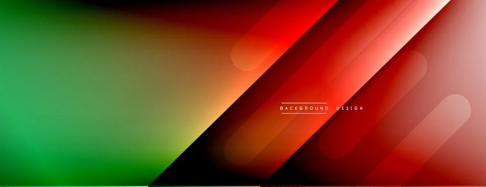 Dynamic lines abstract background. 3D shadow effects and fluid gradients. Modern Stock Illustration