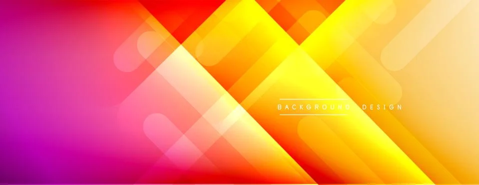 Dynamic lines abstract background. 3D shadow effects and fluid gradients. Modern Stock Illustration