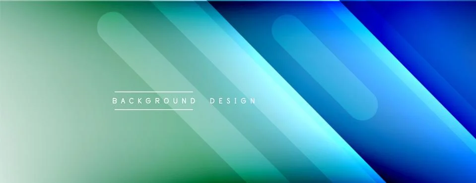 Dynamic lines abstract background. 3D shadow effects and fluid gradients. Modern 스톡 일러스트