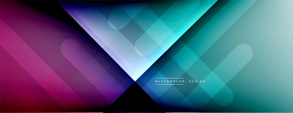 Dynamic lines abstract background. 3D shadow effects and fluid gradients. Modern Stock Illustration