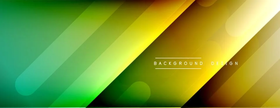 Dynamic lines abstract background. 3D shadow effects and fluid gradients. Modern Stock Illustration