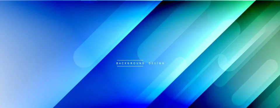 Dynamic lines abstract background. 3D shadow effects and fluid gradients. Modern Stock Illustration