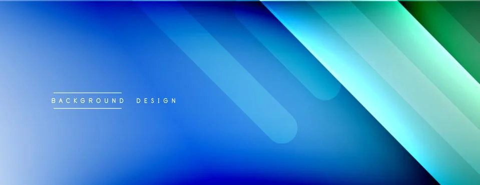 Dynamic lines abstract background. 3D shadow effects and fluid gradients. Modern Stock Illustration