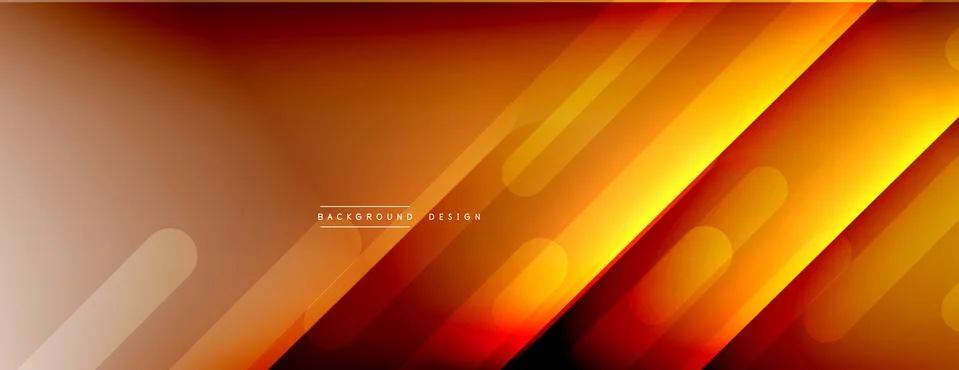 Dynamic lines abstract background. 3D shadow effects and fluid gradients. Modern Stock Illustration