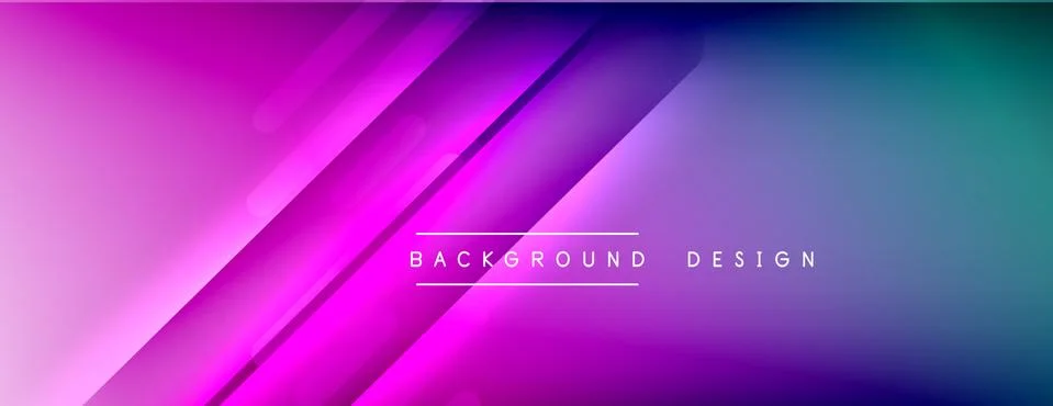 Dynamic lines abstract background. 3D shadow effects and fluid gradients. Modern イラスト素材