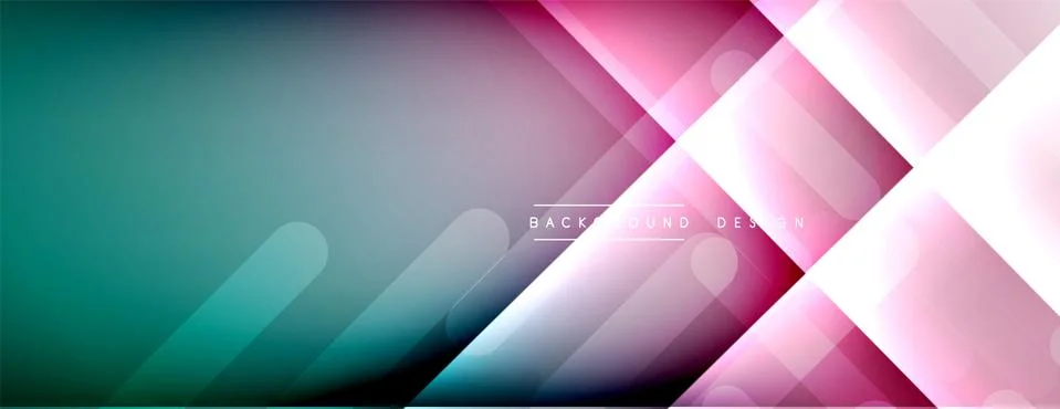 Dynamic lines abstract background. 3D shadow effects and fluid gradients. Modern Illustrazione stock