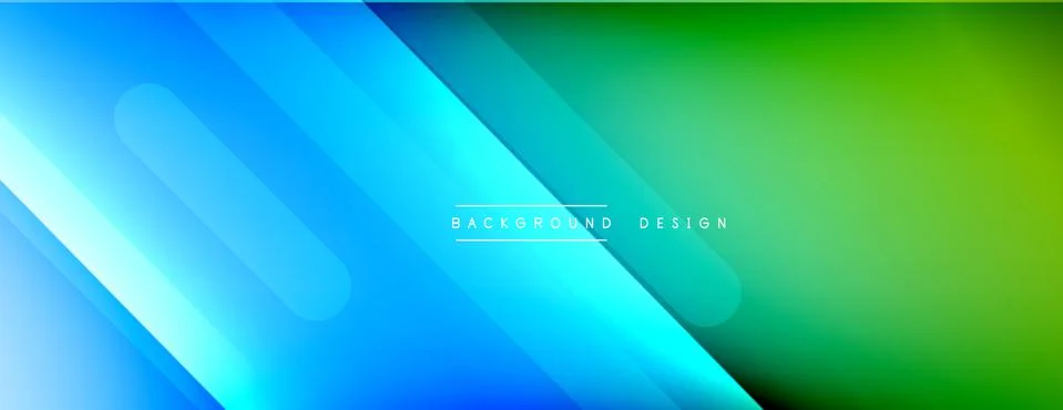 Dynamic lines abstract background. 3D shadow effects and fluid gradients. Modern Stock Illustration