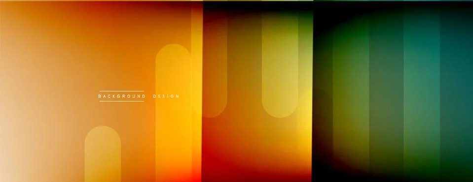 Dynamic lines abstract background. 3D shadow effects and fluid gradients. Modern 스톡 일러스트