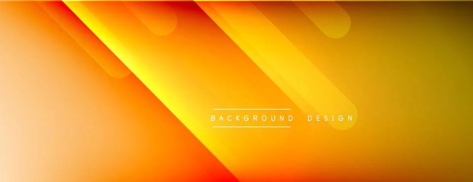 Dynamic lines abstract background. 3D shadow effects and fluid gradients. Modern Stock Illustration