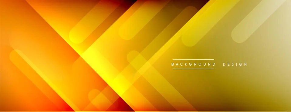 Dynamic lines abstract background. 3D shadow effects and fluid gradients. Modern Illustrazione stock