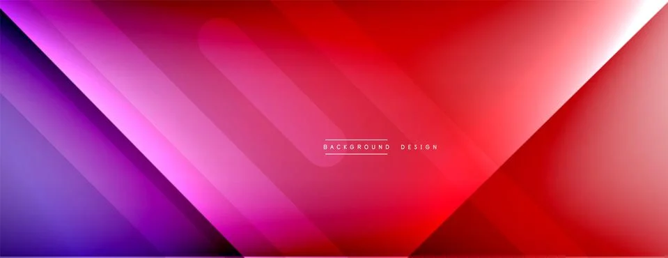 Dynamic lines abstract background. 3D shadow effects and fluid gradients. Modern Illustrazione stock