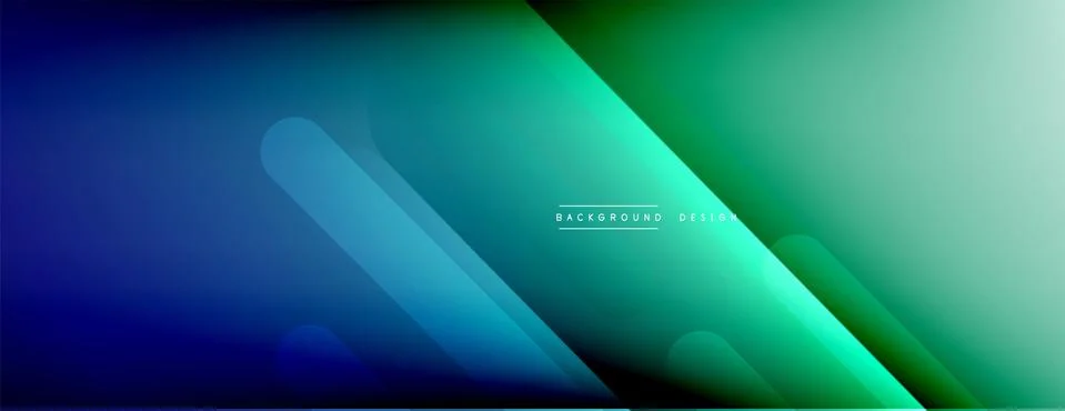 Dynamic lines abstract background. 3D shadow effects and fluid gradients. Modern 스톡 일러스트