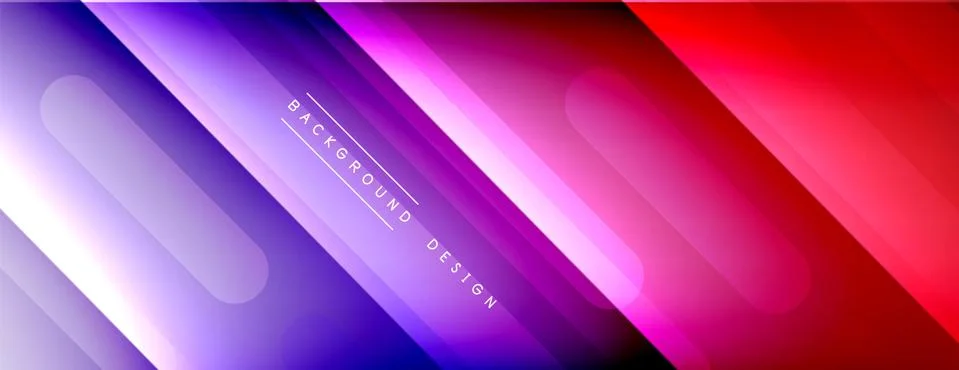 Dynamic lines abstract background. 3D shadow effects and fluid gradients. Modern イラスト素材