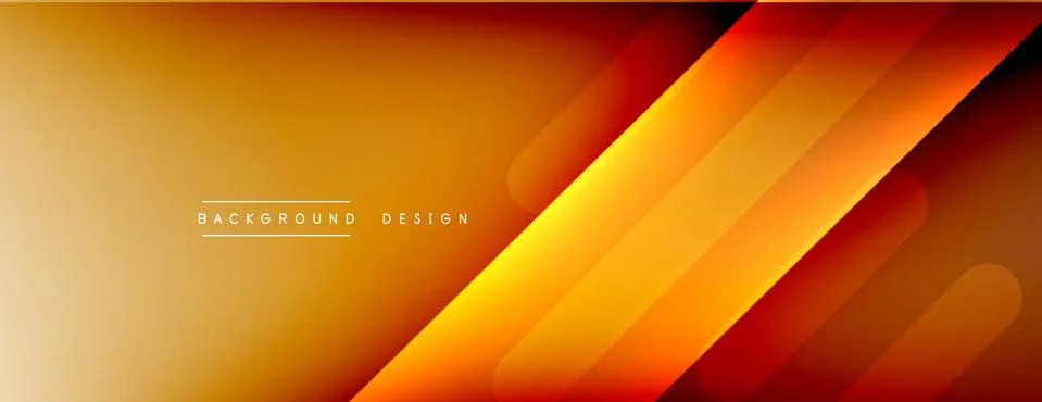 Dynamic lines abstract background. 3D shadow effects and fluid gradients. Modern Stock Illustration