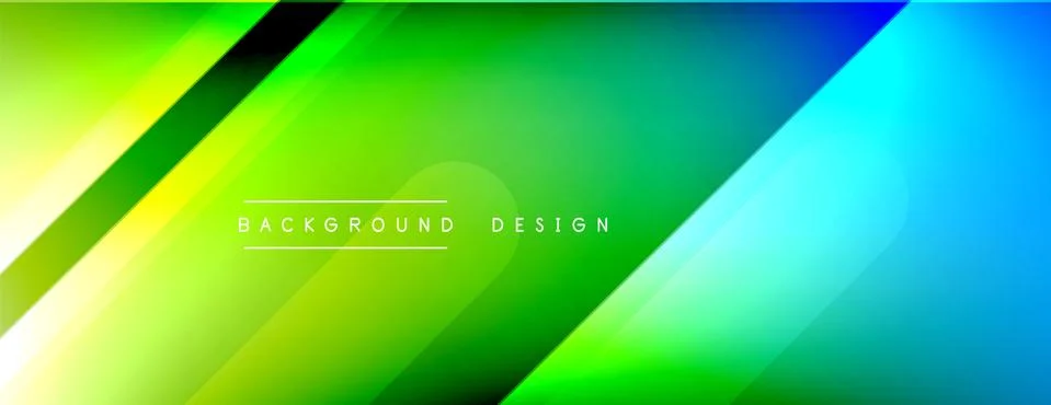 Dynamic lines abstract background. 3D shadow effects and fluid gradients. Modern Stock Illustration