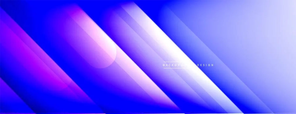 Dynamic lines abstract background. 3D shadow effects and fluid gradients. Modern Illustrazione stock