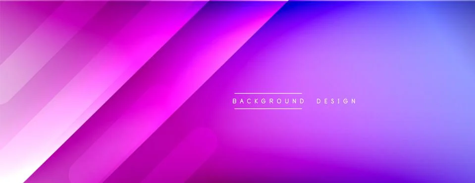 Dynamic lines abstract background. 3D shadow effects and fluid gradients. Modern Illustrazione stock